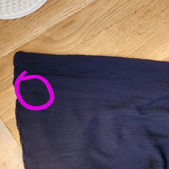 Cupcakes & Cashmere Kerrine Unique Colorful Navy Embroidered Maxi Dress Size 8 - Picture 14 of 14